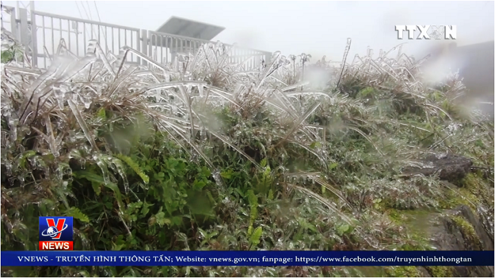 Mẫu Sơn, Lạng Sơn xuất hiện băng giá