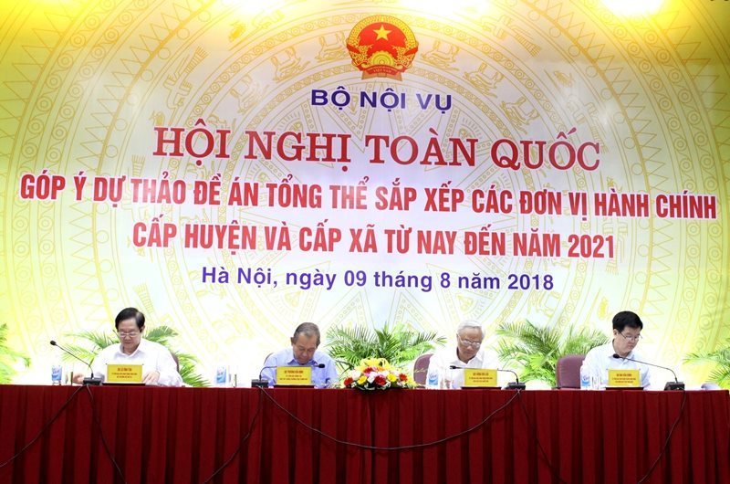 Tạm dừng bổ nhiệm lãnh đạo các địa phương sẽ sáp nhập