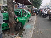 Tài xế taxi Mai Linh gây tai nạn liên hoàn trên phố