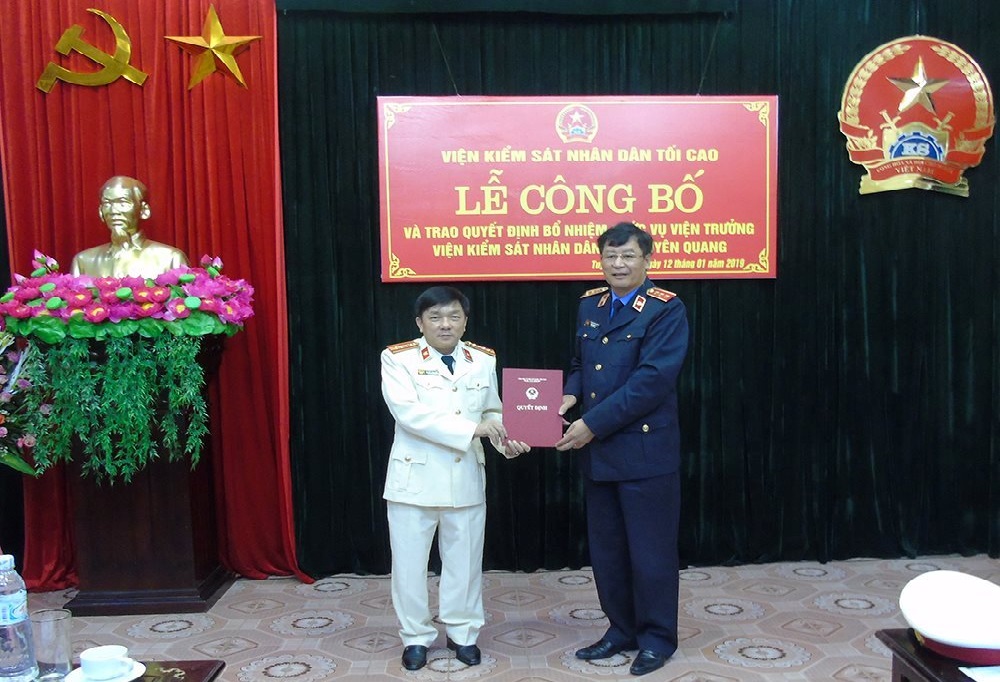 Bổ nhiệm Viện trưởng VKSND tỉnh Tuyên Quang