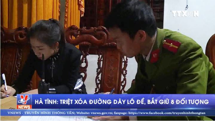 Triệt phá 8 tụ điểm ghi lô đề hầu hết do phụ nữ cầm đầu