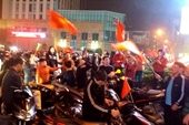 Người hâm mộ không ngủ vì đội tuyển Việt Nam chiến thắng