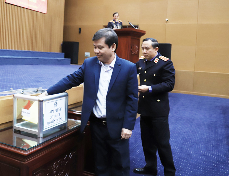 Hội nghị giới thiệu nguồn quy hoạch các chức danh lãnh đạo VKSND tối cao nhiệm kỳ 2021 - 2026