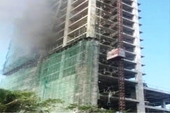 Tòa nhà 18 tầng DITP Tower bất ngờ bốc cháy
