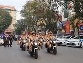 Hà Nội ra quân đảm bảo ATGT năm 2019