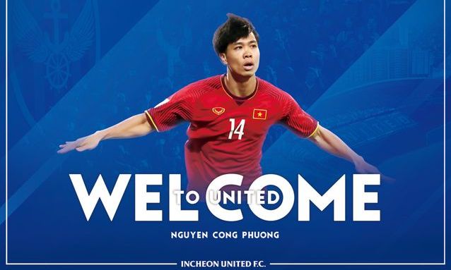 Công Phượng chính thức gia nhập Incheon với số áo 23