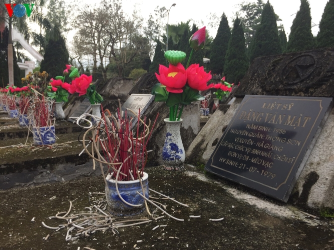 Nơi yên nghỉ của hàng nghìn liệt sỹ hy sinh năm 1979 trên mặt trận Vị Xuyên