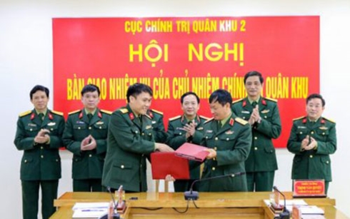 Bổ nhiệm Chủ nhiệm Chính trị Quân khu 2