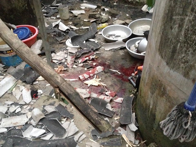 Nổ kinh hoàng tại một nhà dân khiến 4 người bị thương nặng