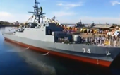 Iran phóng thử tên lửa hành trình mới từ tàu ngầm