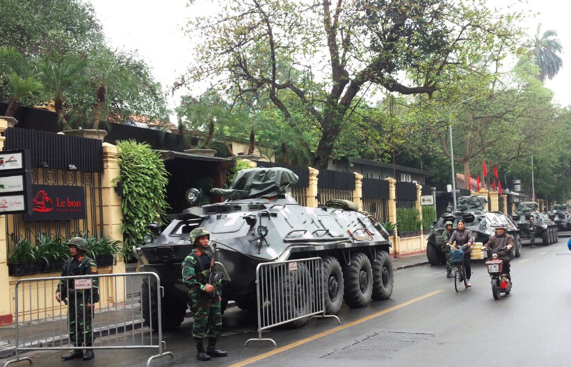 NÓNG Hà Nội thắt chặt an ninh đón Chủ tịch Triều Tiên Kim Jong -un