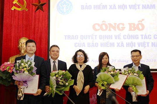 BHXH Việt Nam điều động, bổ nhiệm nhiều cán bộ