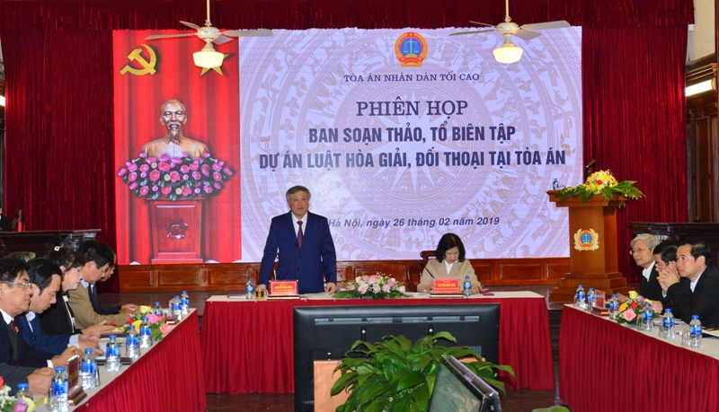 Xây dựng cơ chế pháp lý mới hiệu quả về hoà giải, đối thoại tại Toà án