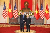 Tổng bí thư, Chủ tịch nước Nguyễn Phú Trọng tiếp Tổng thống Mỹ Donald Trump
