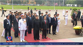 Chủ tịch Triều Tiên vào Lăng viếng Chủ tịch Hồ Chí Minh