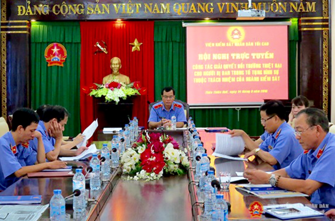 Chuẩn bị tổ chức hội nghị toàn Ngành về công tác bồi thường thiệt hại trong hoạt động tố tụng hình sự