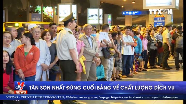 Cảng hàng không Tân Sơn Nhất đứng cuối bảng về chất lượng dịch vụ