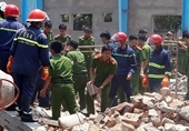 Ảnh hiện trường vụ sập tường làm 5 người chết thảm ở Vĩnh Long