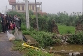 Phát hiện thi thể nữ sinh lớp 10 ở Nam Định mất tích dưới mương nước