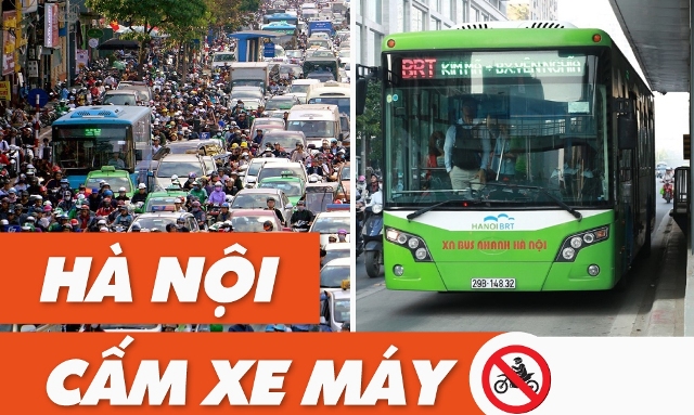 1 800 xe buýt cõng gần 10 triệu dân Cấm xe máy, rủ nhau chạy bộ