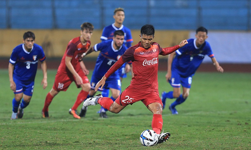 U23 Việt Nam vs U23 Brunei Dội cơn mưa gôn