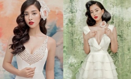 Vẻ nóng bỏng lạ lẫm của Hoa hậu Tiểu Vy sau nửa năm đăng quang