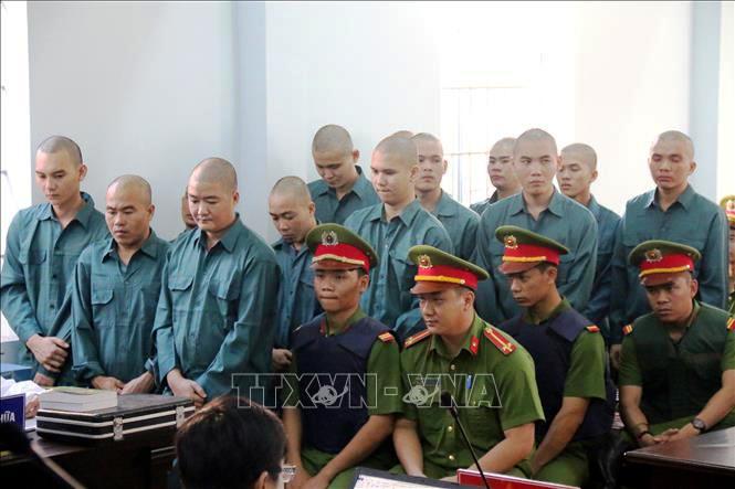 Y án sơ thẩm đối với 13 đối tượng kích động gây rối trật tự tại Bình Thuận