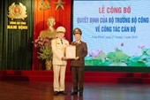 Công an tỉnh Nam Định có tân Giám đốc