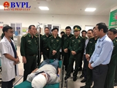 Truy bắt tội phạm ma túy người Lào, một chiến sĩ biên phòng bị thương
