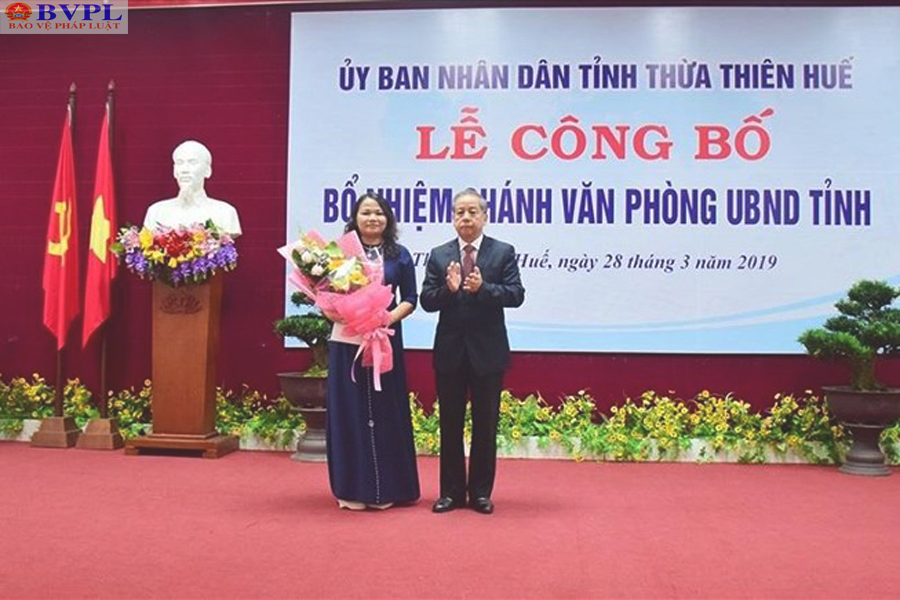 Thừa Thiên Huế có tân Chánh văn phòng
