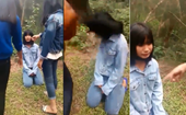 Lại xuất hiện Clip nữ sinh ở Nghệ An bị bạn tát dằn mặt , bắt quỳ xin lỗi