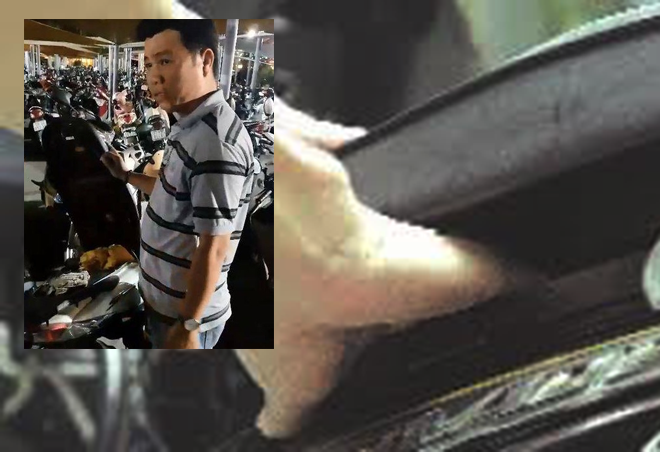 Đạo chích đi xe sang vào siêu thị giở trò 2 ngón
