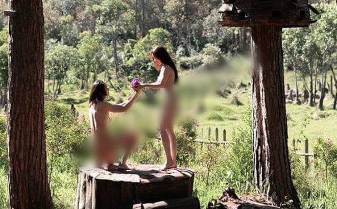 Bộ ảnh “người tiền sử” chụp tại hồ Tuyền Lâm khiến cộng đồng mạng “dậy sóng”