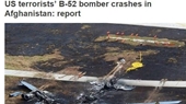 Taliban khoe bắn hạ “pháo đài bay” B-52 của Mỹ