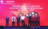 Các Đội tuyển bóng đá Việt Nam được Sony tài trợ đến khi nào
