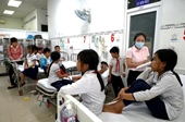 Các trường tiểu học tại Ninh Thuận dừng tiếp nhận sữa tài trợ sau sự cố 44 học sinh bị ngộ độc