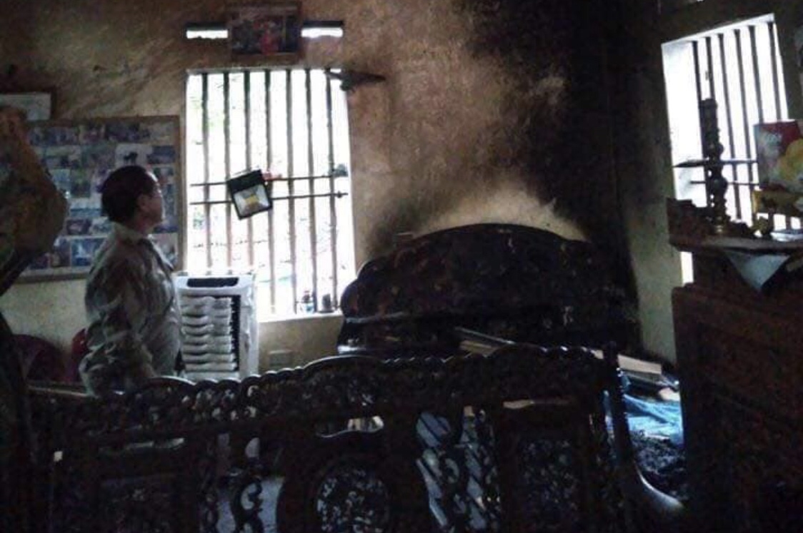 Bàng hoàng con gái tẩm xăng thiêu sống mẹ đẻ