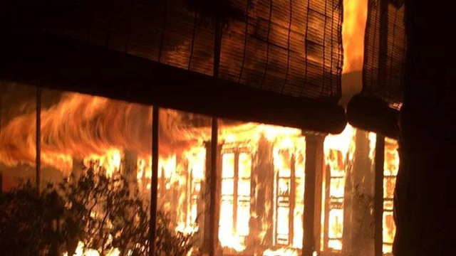 Xót xa ngôi chùa gần 60 tuổi bị thiêu rụi giữa đêm khuya