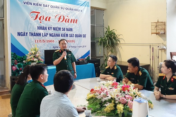 Viện kiểm sát quân sự Quân khu 4 tọa đàm ngày thành lập ngành