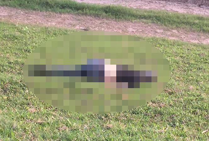 Nam thanh niên tử vong ở ven đê sông Hồng với vết thương lớn ở bụng