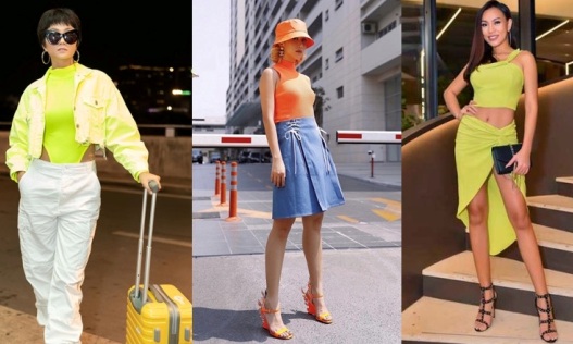 Sao Việt chạy theo mốt màu neon