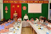 Đoàn cán bộ cấp ủy, chính quyền địa phương làm việc với VKSND hai cấp tỉnh Tây Ninh