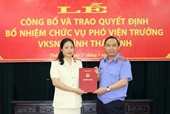 VKSND tỉnh Thái Bình có tân nữ Phó Viện trưởng