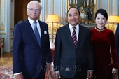 Thủ tướng Chính phủ Nguyễn Xuân Phúc hội kiến Quốc vương Thụy Điển