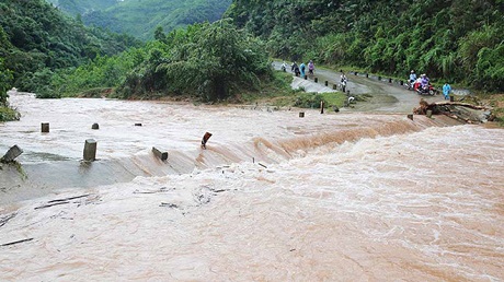 Sông suối vùng núi Bắc Bộ và Thanh Hóa khả năng xuất hiện lũ