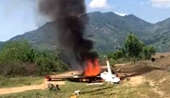 NÓNG Máy bay quân sự rơi ở Khánh Hòa, 2 phi công tử nạn