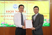 Bộ trưởng TT TT trao quyết định bổ nhiệm Tổng biên tập báo VietNamNet