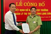 Trao quyết định bổ nhiệm Cục trưởng Cục Quản lý thị trường tỉnh Lạng Sơn