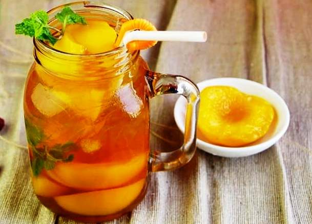 Xua tan nắng nóng với cách làm trà đào tại nhà tuyệt ngon