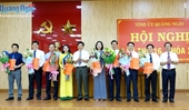 Ban Bí thư TW Đảng chỉ định 8 lãnh đạo sở, ngành tham gia BCH Đảng bộ Quảng Ngãi